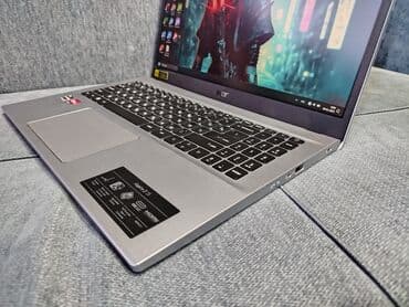 acer aspire 7: Ноутбук, Acer, 16 ГБ ОЗУ, AMD Ryzen 7, 15.6 ", Новый, Для работы, учебы, память SSD — 4