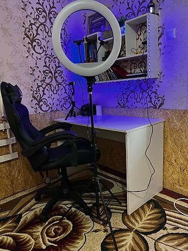 iphone 11 pro 256gb: Кольцевая LED-лампа RL-18 с треногой - Диаметр внешний: 45 см — 1