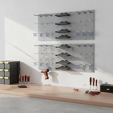 Оборудование для типографии: Панель перфорированная, настенная, для магазина и склада — 2