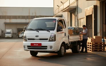 Легкий грузовик, Kia, Стандарт, До 1 т, Б/у