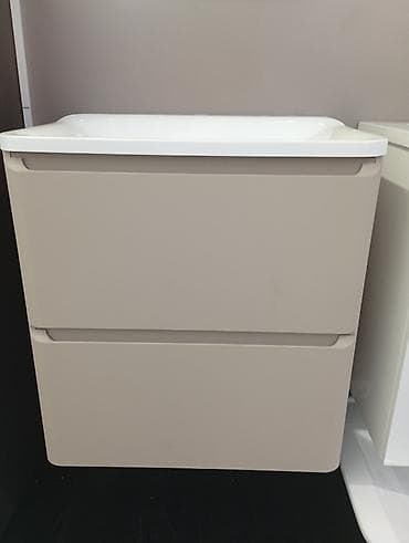 bed: Раковина с тумбой для ванной комнаты Jorno Raval, комплект 60 см. - — 2