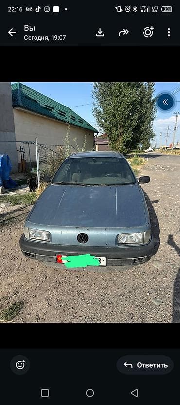 subaru turbo: Volkswagen Passat: 1989 г., 2 л, Механика, Бензин, Седан — 1