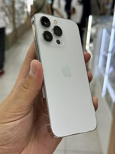 imac mini: IPhone 13 Pro, Б/у, 256 ГБ, Белый, Защитное стекло, Чехол, 77 % — 3