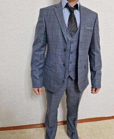 прокат мужских костюмов [возьми на прокат] бишкек фото: Продаю костюм,один выход.Турция размер 46-48 Брюки реставрировались на — 3