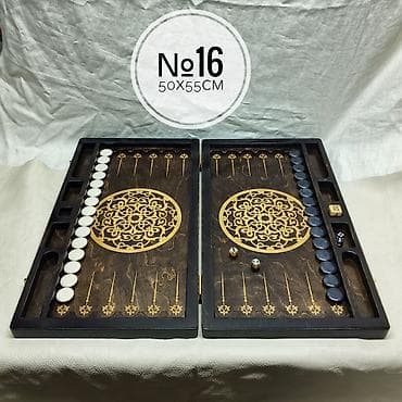 бассейн маленький: Нарды новые. Лазерная гравировка №15- 50х55см. Покрытие - нитролак — 7