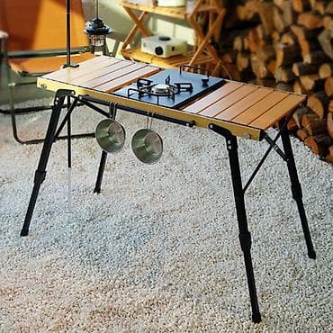 small table: Складной походный стол, Новый, Другой материал — 7