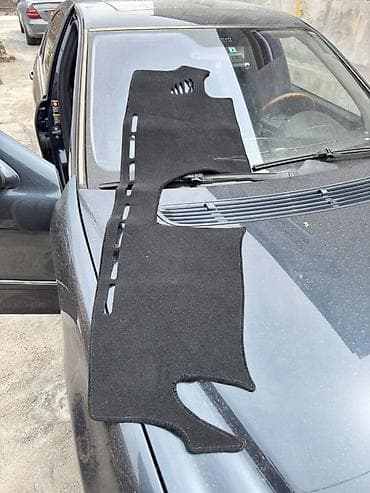 crv 2: Ворсовые Накидка на панель Mercedes-Benz, цвет - Черный, Б/у, Самовывоз — 7