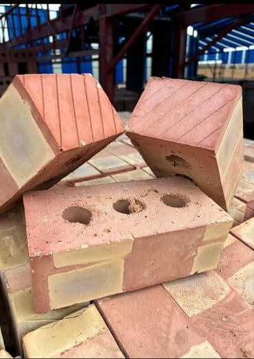 глинянная посуда: Пустотелый, дырчатый, Жженый кирпич, Полублок, 250×120×90 — 5