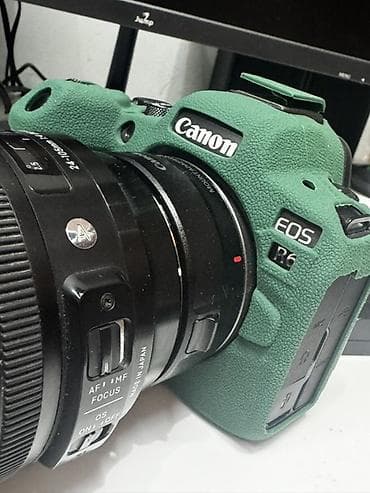 кэнон: R6 Mark II ПОЧТИ НОВЫЙ Фотоаппарат Canon EOS R6 с объективом Sigma — 3