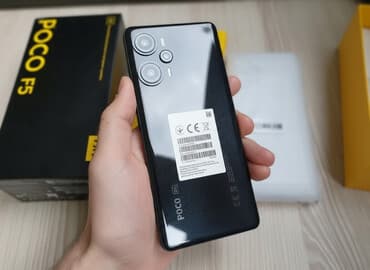 электронная книга pocketbook: Poco F5, Б/у, 256 ГБ, цвет - Черный, 2 SIM — 2