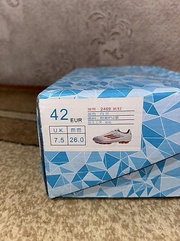 бутсы для футбол: Мужские кроссовки, 42, Adidas, Новый, цвет - Белый, Самовывоз — 6