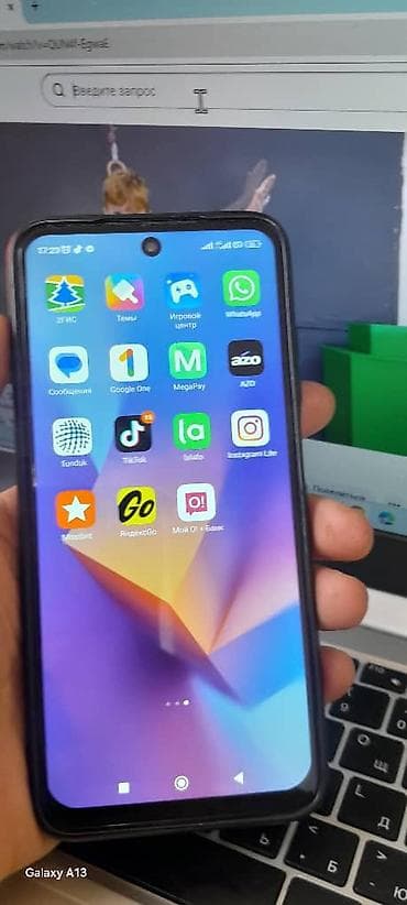 21052005 color: Redmi, Redmi 10, Б/у, 128 ГБ, цвет - Белый, 2 SIM — 1