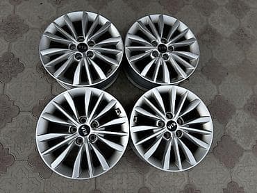 17: Литые Диски R 17 Kia, Комплект, отверстий - 5, Б/у — 6