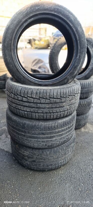 шинный центр бишкек: Шиналар 245 / 45 / R 17, All-season, Колдонулган, Комплект, Жеңил унаалар, Германия, Nokian — 1