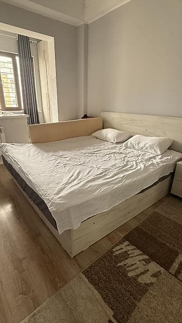 sofa bed: Двуспальная кровать с высоким изголовьем+матрас - Размер спального — 1
