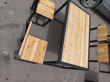 современные столы и стулья для кухни: Кухонный стол и стул — 1