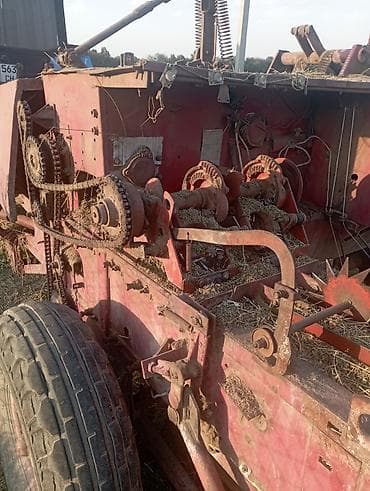 ферме: Пресс‑подборщик «Кыргызстан» - Аппарат немецкий, вяжет без нареканий — 4