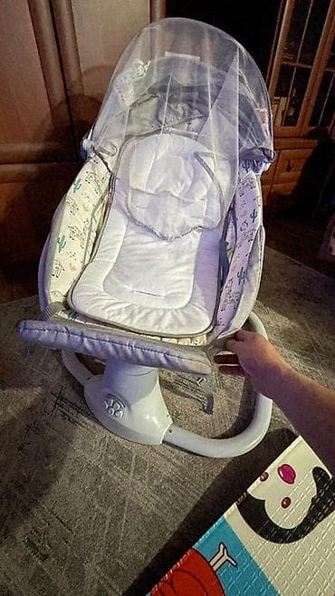 Электрокачеля-люлька для новорождённого - Формат: переносная at lalafo.kg Электрокачеля-люлька для новорождённого - Формат: переносная