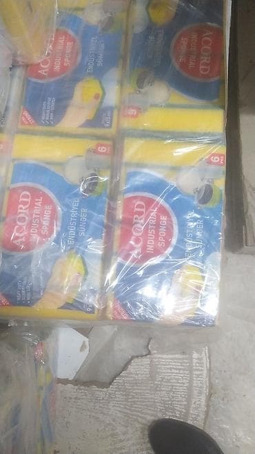 губки: Губки для посуды Acord Industrial Sponge - Формат: набор из 6 штук - — 3