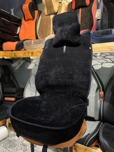 евакотор: Чехлы С подушкой, цвет - Черный, Universal Seat cover, Новый, Самовывоз, Платная доставка — 2