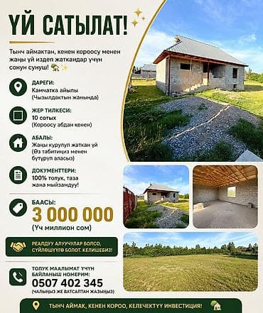 Недвижимость: Продаётся дом с участком в тихом районе. - Адрес: село Камчатка — 3