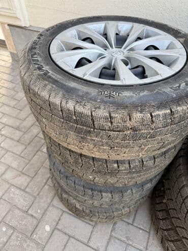 табуретка запаска: Колеса в сборе 215 / 60 / R 16, Зима, Комплект, Легковые, Железные, отверстий - 5 — 2