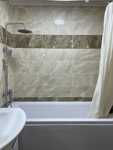 долгосрочная аренда квартира бишкек ош базар: 4 комнаты, Агентство недвижимости, Без подселения, С мебелью полностью — 15