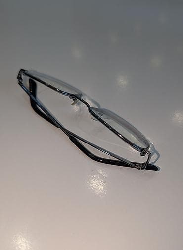 очки для работы: Для зрения очки очки, Унисекс, Цвет оправы: Серебристый, Б/у — 3