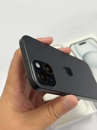 обс: IPhone 15, Б/у, 256 ГБ, Черный, Коробка, 85 % — 4