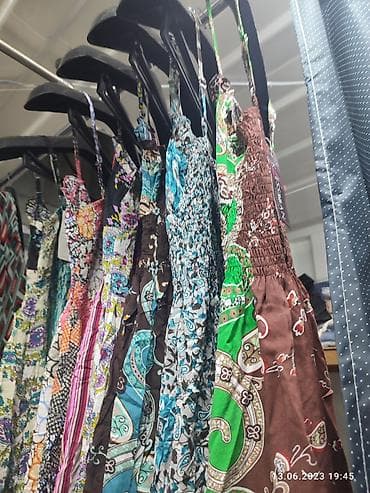 Кофты, свитеры: Сарафаны размер стандартный (42-48) ткань штапель производство Инди — 2