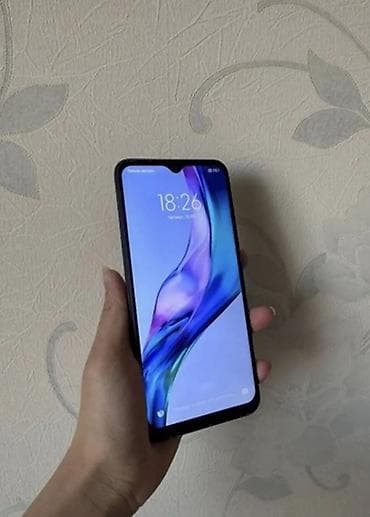 9 a: Redmi, Redmi 9A, Б/у, 64 ГБ, цвет - Черный, 2 SIM — 2