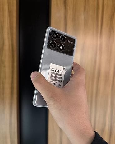 hyper x: Poco X6 Pro 5G, Колдонулган, 512 ГБ, түсү - Күмүш, 2 SIM — 5