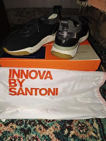 nike react: Мужские кроссовки, 40.5, SANTINI, Б/у, цвет - Черный — 3