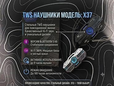 Беспроводные гарнитуры, Новый, цвет - Черный