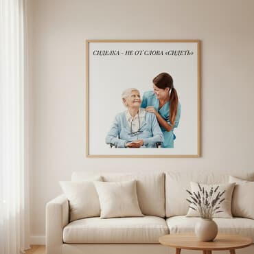 сиделка помощница по дому: Багуучу киши 6 жылдан ашык тажрыйба, Толук жумуш күнү — 4