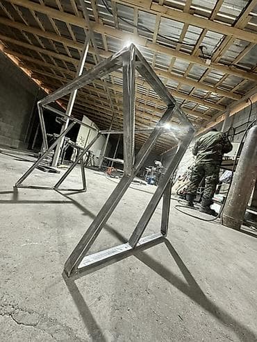 стол каркас: Ножки для мебели, Для стола, Железо — 3