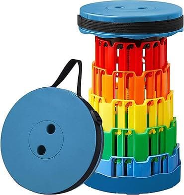 Походный складной стул, Пластик