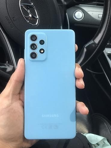 Samsung Galaxy A52, 128 ГБ, цвет - Голубой, 2 SIM