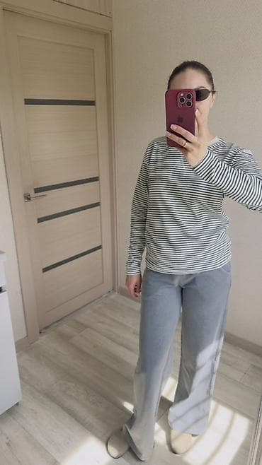 спартивный штаны: Брюки из мягкого трикотажа двунитка 1800с Лонгсливы под Massimo — 3