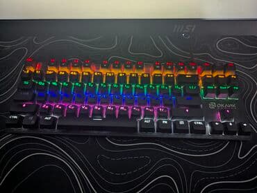 Клавиатура, Механическая, Проводное подключение, Размер: 80%