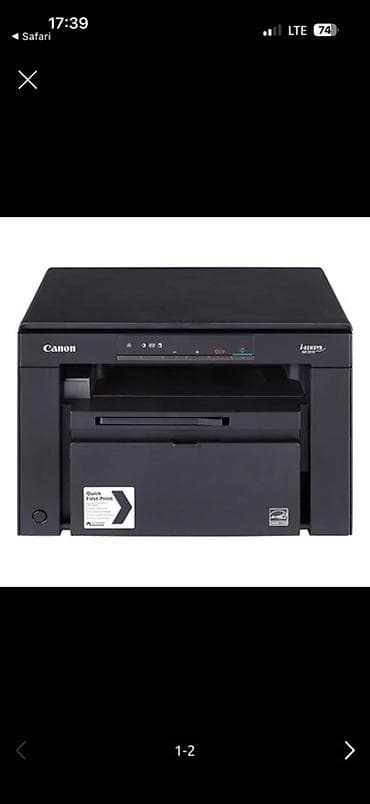 hp 4540s: Лазерное МФУ Canon i-SENSYS MF3010 (черный) б/у новый картридж - — 1