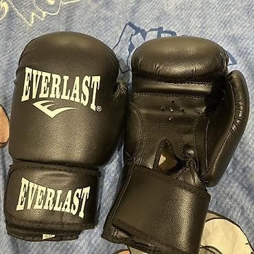 pro force: Боксерские перчатки Everlast, черные - Классическая форма с плотным — 2