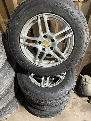 ка 3: Колеса в сборе 215 / 70 / R 16, Лето, Б/у, Комплект, Легковые, Литые, отверстий - 5 — 1