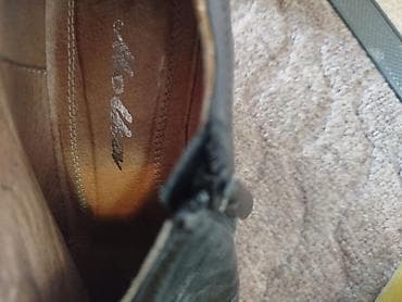 Ботинки и ботильоны: Женские ботильоны на каблуке, чистая кожа снаружи и внутри, фирма — 5