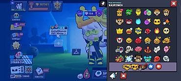 Видеоигры и приставки: Игровой аккаунт Brawl Stars Основное: - Трофеи: 101 161 (рекорд — 6