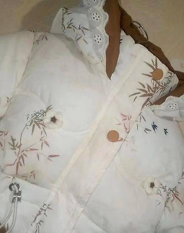 Топы и рубашки: Комплект, цвет - Бежевый, Б/у — 4