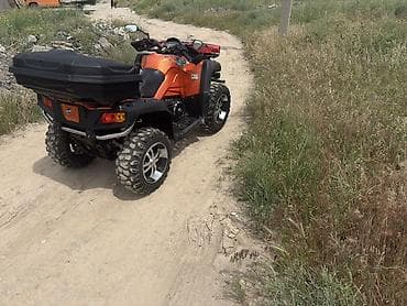 квадрики: Квадроцикл CFMOTO x8Efi eps 4x4, двухместный, оранжево‑чёрный. 2014 — 6