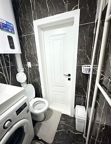osh flat: 2 комнаты, 47 м², Ошский рынок / базар 104 серия, 4 этаж, Евроремонт — 3