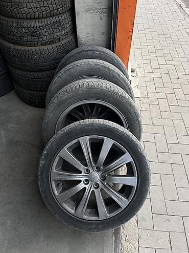 Литые Диски R 17 Subaru, Комплект, отверстий - 5, Б/у — 1