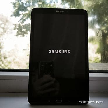 Техника и электроника: Планшет, Samsung, 10" - 11", Wi-Fi, Б/у, Классический цвет - Черный — 4